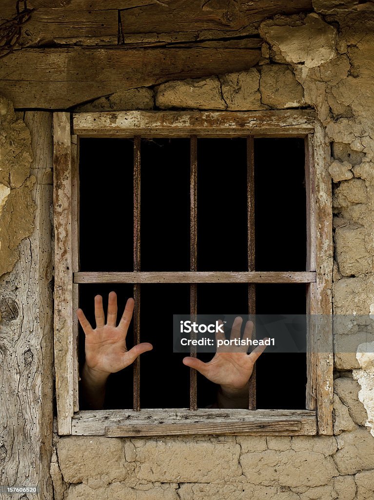 Colocar-me livre - Royalty-free Prisioneiro de Guerra Foto de stock