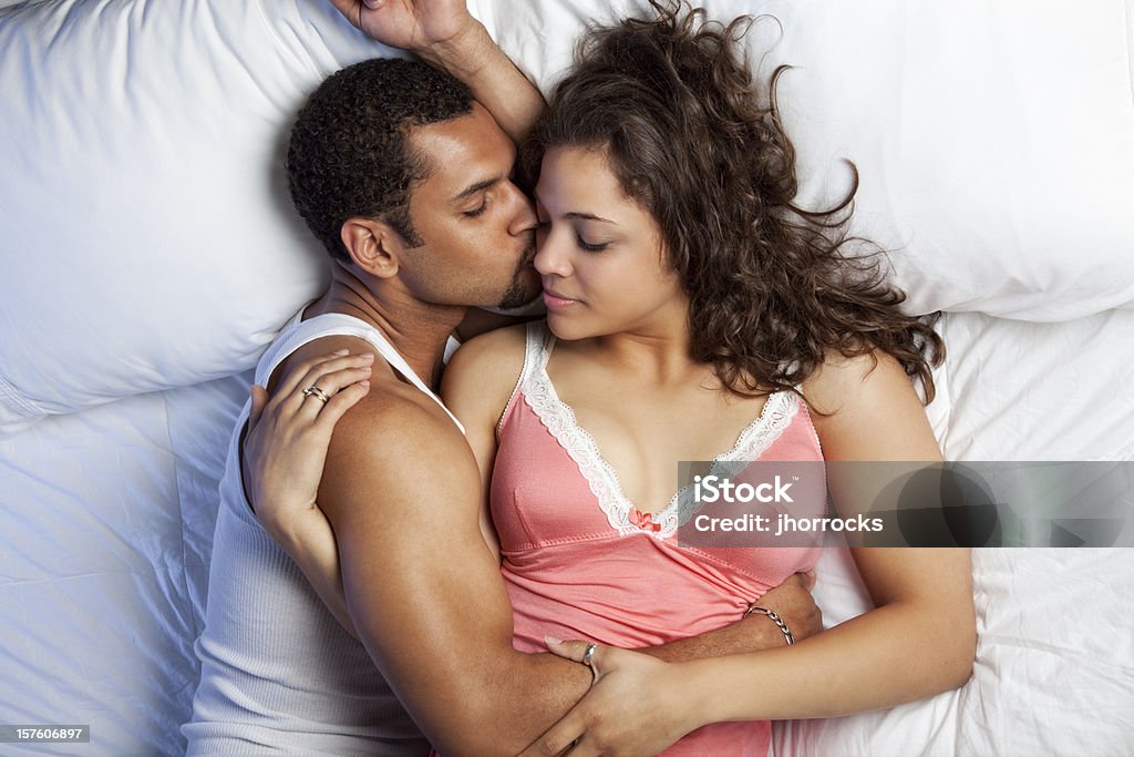 Sweet Affection  Couple - Relationship Stock Photo