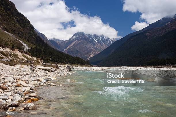 Yumthang Valley Im Norden Sikkim Indien Stockfoto und mehr Bilder von Fluss - Fluss, Flussbett, Tal