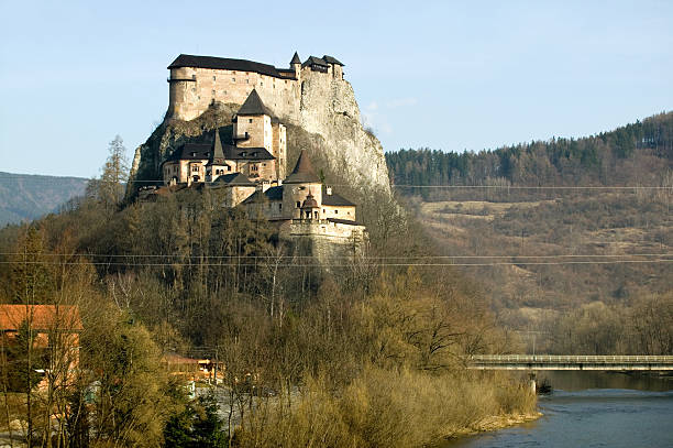Main gate of the castle in the town of Kezmarok, Slovakia\
