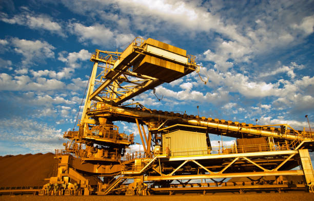 A gold mine head gear, Johannesburg South Africa