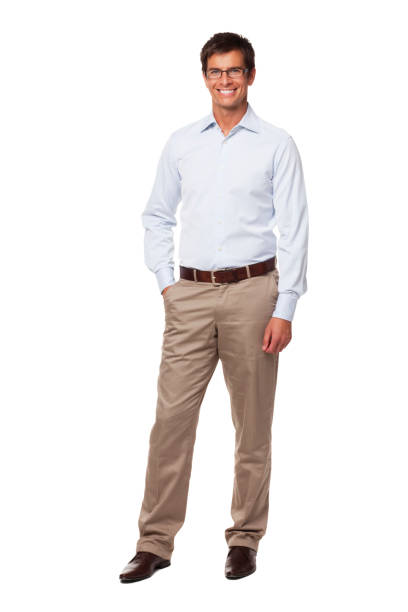 istock Handsome Businessman Wearing Glasses and Smiling. Isolated 157607757