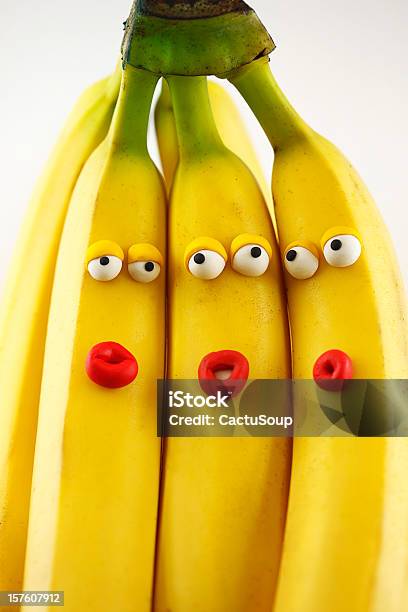 Bananas Portrait Stock Photo - Download Image Now - Humor, Banana, Fruit