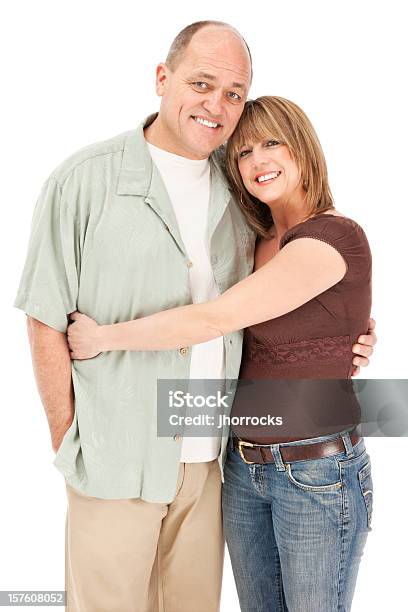 Attractive Mature Couple Stock Photo - Download Image Now - Embracing, Natural Beauty - People, People