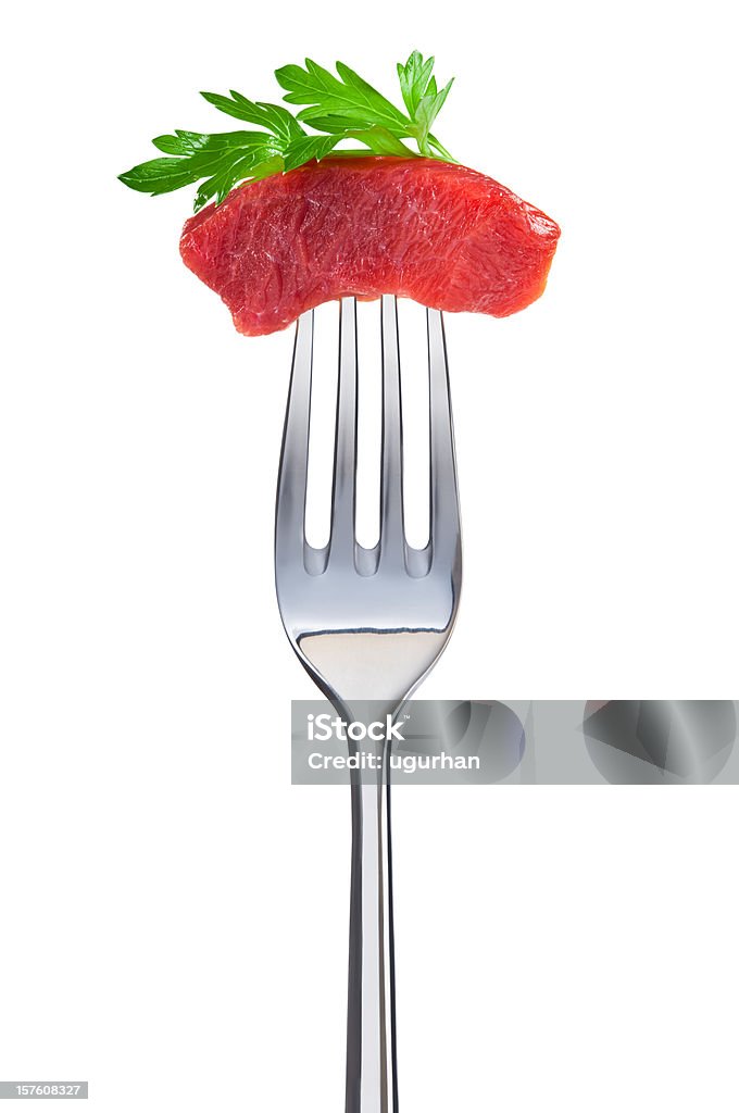 fork - Foto de stock de Carne royalty-free
