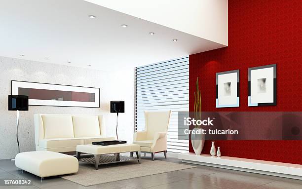 Modern Living Room Stock Photo - Download Image Now - Hotel, Lobby, Apartment