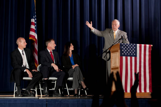 istock Politician giving a Speech 157608416