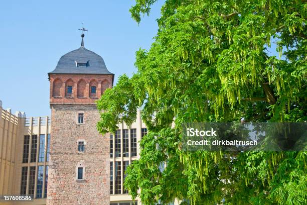 Historic Red Tower Of City Chemnitzgermany Stock Photo - Download Image Now - Erzgebirge, Chemnitz, Circa 12th Century