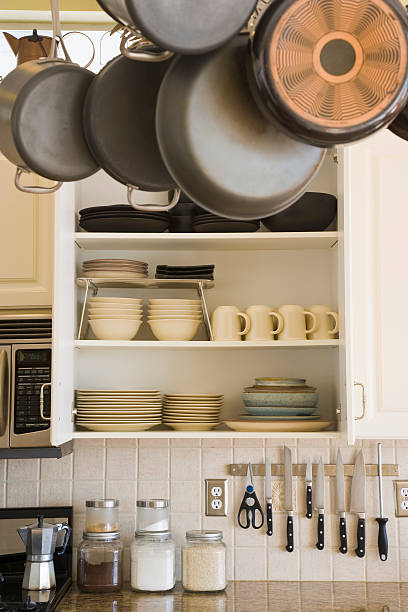 Kitchen  plate rack stock pictures, royalty-free photos & images