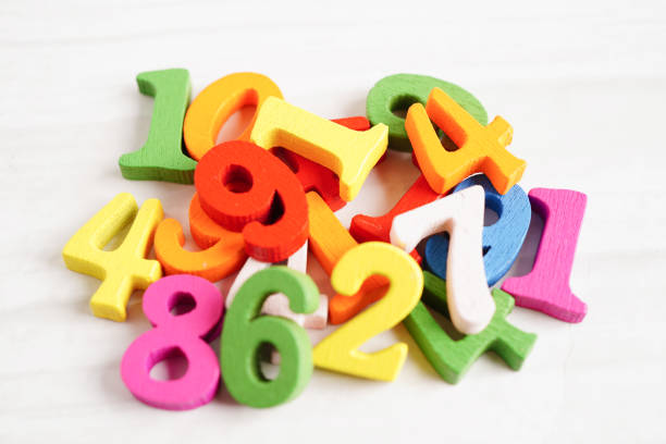 istock Number wood block cubes for learning Mathematic, education math concept. 1576088387