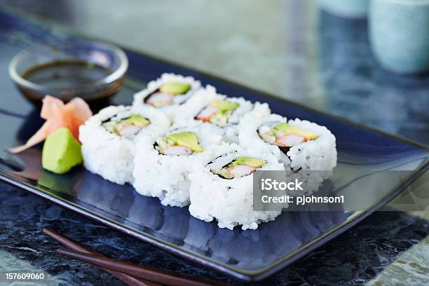 Sushi California - Fotografias de stock e mais imagens de Sushi California - Sushi California, Sushi, Abacate