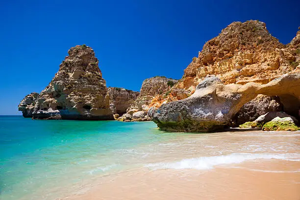 Photo of A gorgeous view of the water in Praia da Marinha