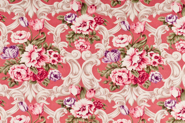 istock Belevedere Close Up Antique Floral Fabric 157610273