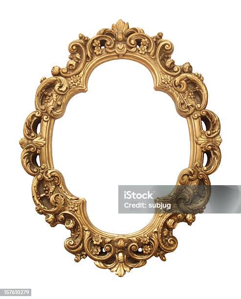 Alte Gold Rahmen Stockfoto und mehr Bilder von Bilderrahmen - Bilderrahmen, Goldfarbig, Verziert