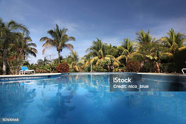Piscina Resort Tropical - Fotografias de stock e mais imagens de Piscina - Piscina, Grande Angular, Azulejo