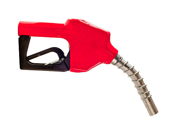 istock Red Gasoline Fuel Pump Nozzle 157610572
