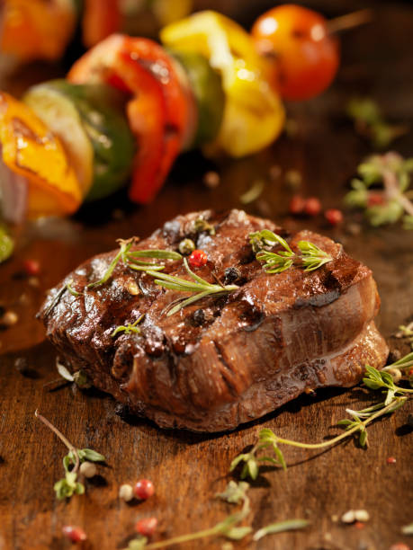 istock Juicy Fillet Steak with Fresh Herbs 157610671