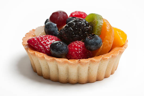 obst-tarte - tart stock-fotos und bilder