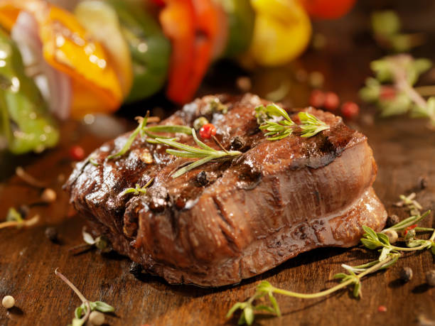 istock Juicy Fillet Steak with Fresh Herbs 157610796