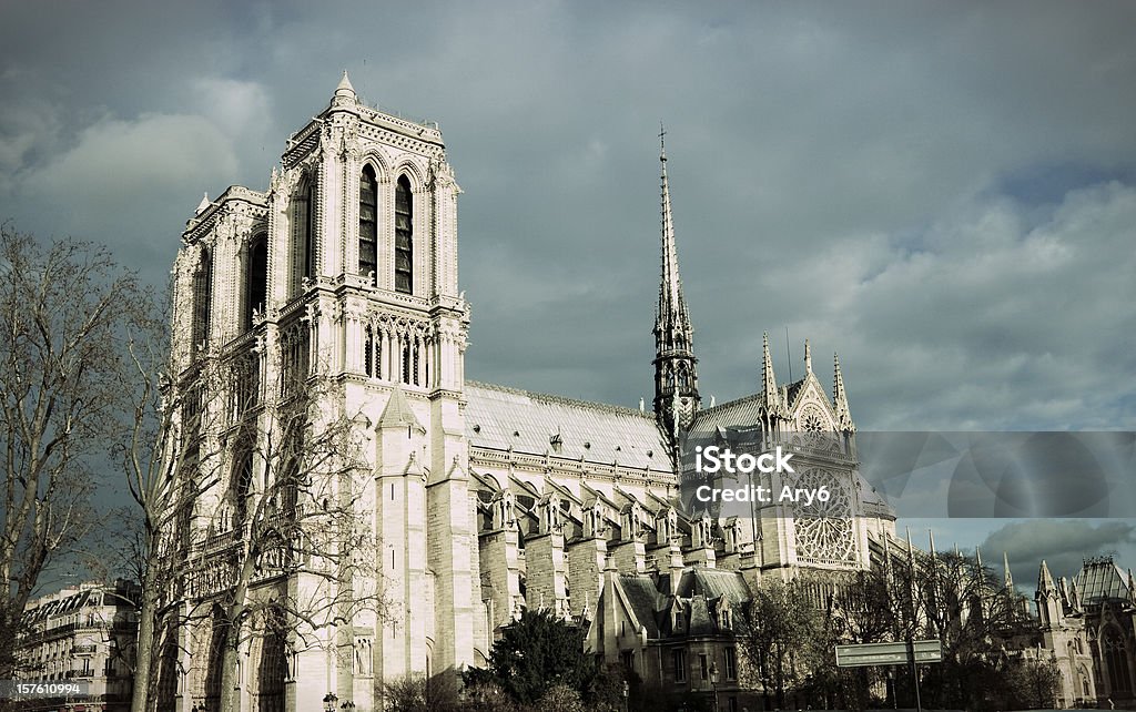 Notre Dame de Paris, Francia - Foto stock royalty-free di Ambientazione esterna