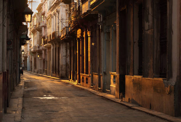 istock Havana Cuba street at sunrise 157611201