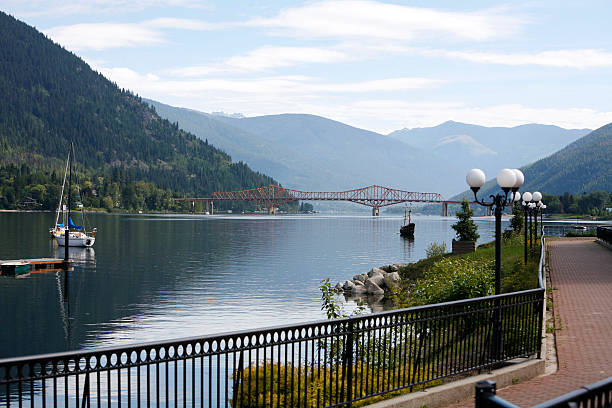 istock Nelson British Columbia Scenic From Lakeside Walkway 157611327