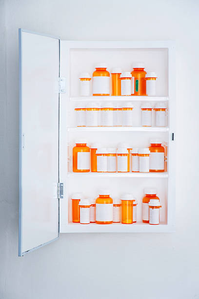 Medicine Cabinet stock photo