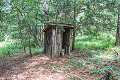 Early 1900s Era Country Outhouse