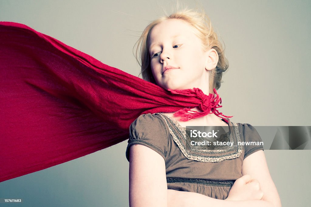 Little Girl in Studio serie - Foto de stock de Capa libre de derechos