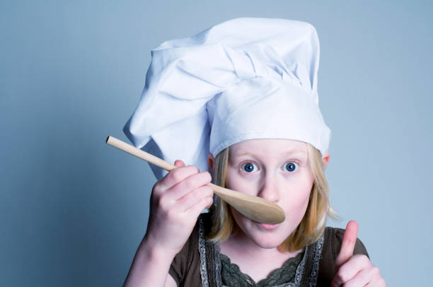 istock Little Girl Chef in Studio Series 157611699