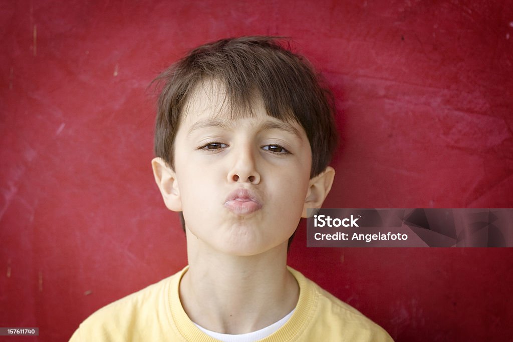 Boshafte Kind, Porträt - Lizenzfrei Jungen Stock-Foto