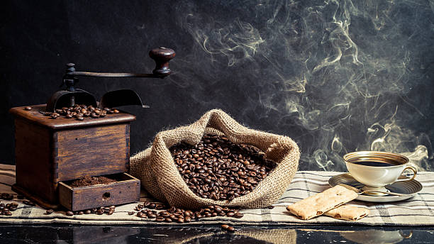 istock Fragrance of vintage brewing coffee 157611745