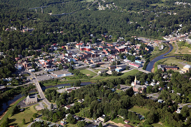 istock Small Town USA Aerial II 157611785