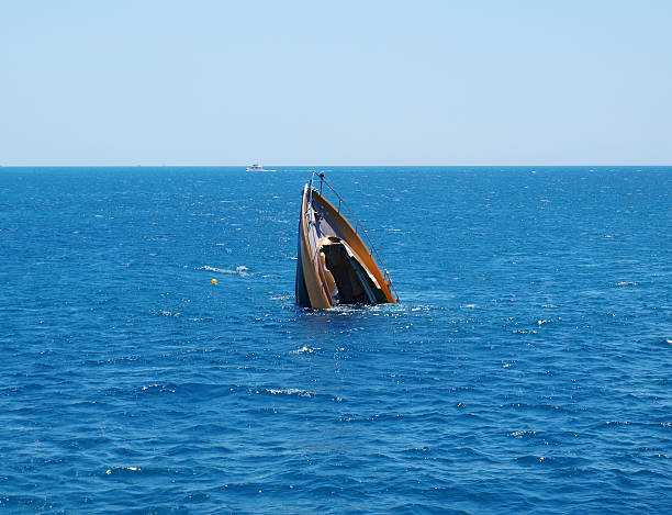 Shipwreck stock photo
