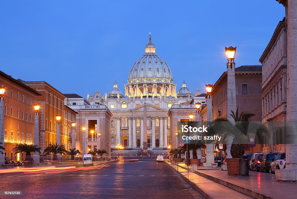 Bazylika Świętego Piotra i Watykan, Rzym - Zbiór zdjęć royalty-free (Architektura)