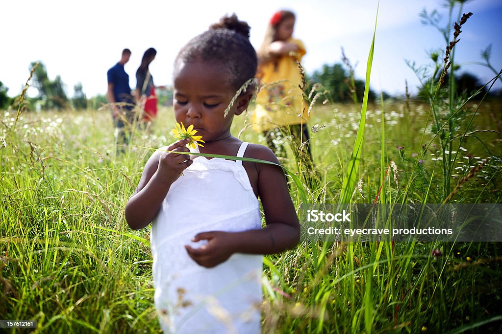 Jovem Menina criança afro-americana vibrante - Royalty-free Etiópia Foto de stock