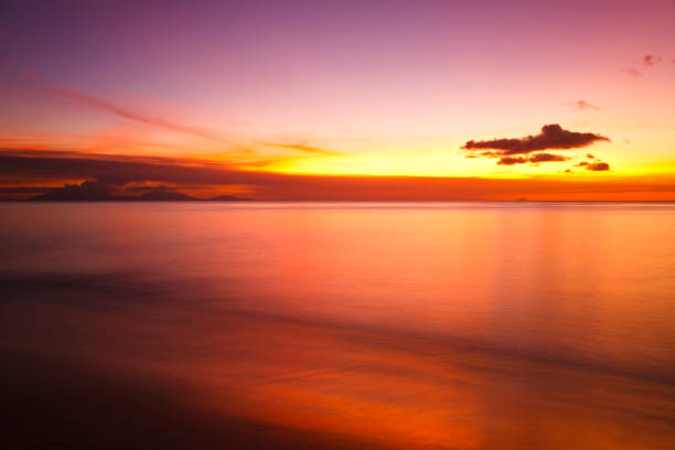 istock Spectacular Sunset Close To Montserrat 157612269