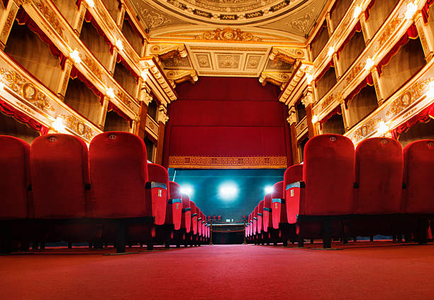 beautiful old  theatre empty red theater seating opera photos stock pictures, royalty-free photos & images