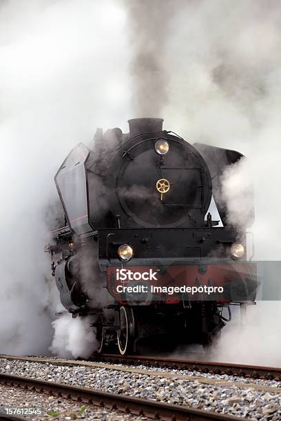 Old Fashion Steam Train Stock Photo - Download Image Now - Steam Train, Train - Vehicle, Road-going Steam Engine