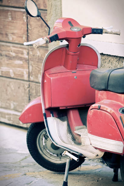 istock Old  Italian scooter Vespa 50 157612602