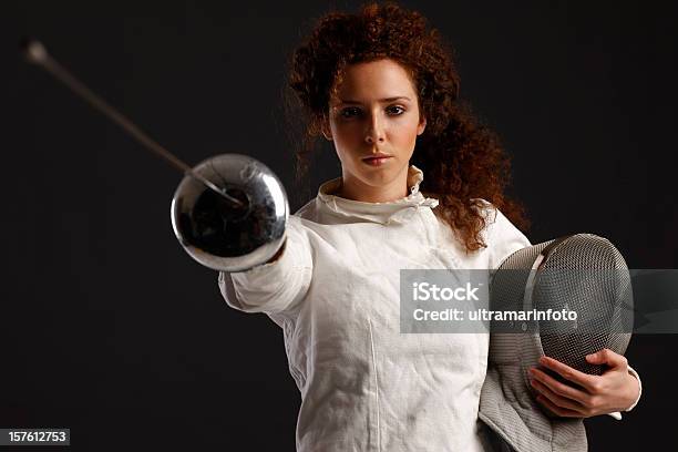 Fencer — стоковые фотографии и другие картинки Фехтование - Фехтование, Женщины, Фехтование на рапирах - спорт
