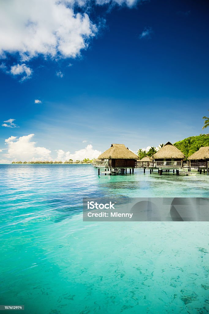 Férias dos sonhos Hotel de luxo, Resort - Foto de stock de Bora Bora royalty-free