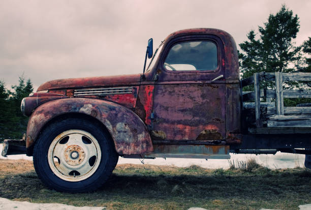 istock Vintage Farm Truck 157612977
