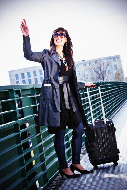 istock Businesswoman on the move 157612983
