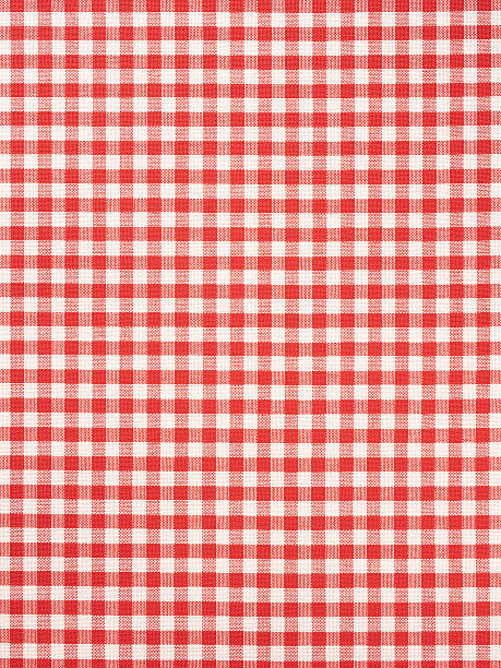 Checkered cloth pattern stock photo