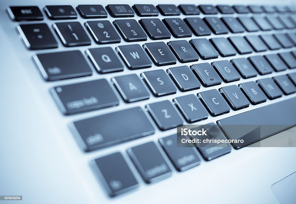 Ноутбук клавиатура - Стоковые фото Чёрно-белый роялти-фри
