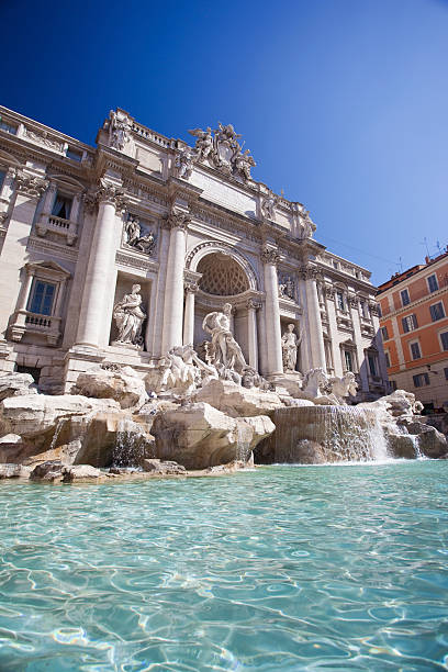 The Famous Trevi Fountain In Rome