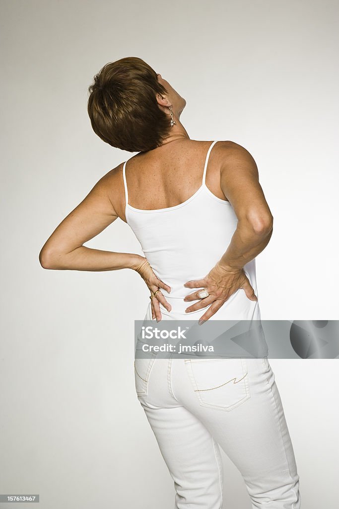 Mal di schiena - Foto stock royalty-free di 45-49 anni