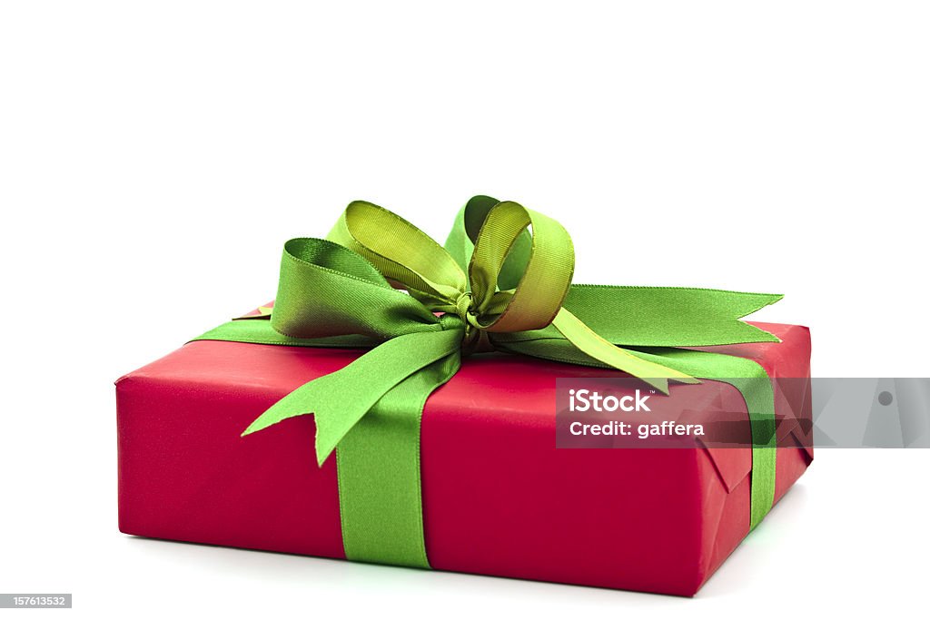 Caja de regalo roja - Foto de stock de Recortable libre de derechos