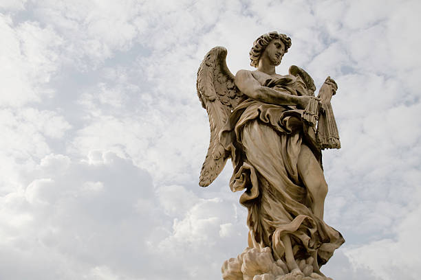 istock Marble statue of angel 157613606